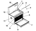 Craftsman 706619401 cabinet parts diagram