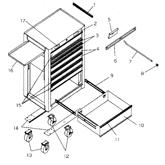 Cabinet parts