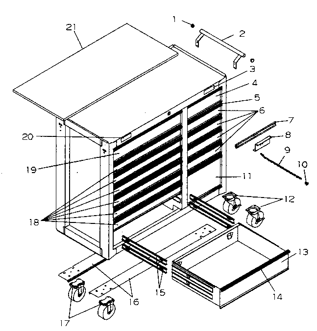 Cabinet parts