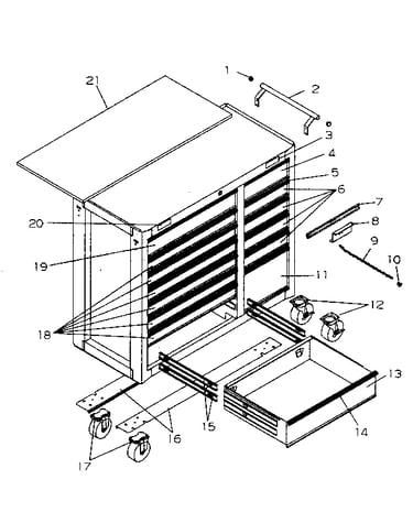 Cabinet parts