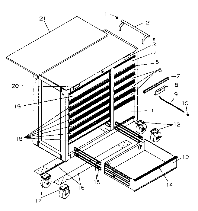 Cabinet parts