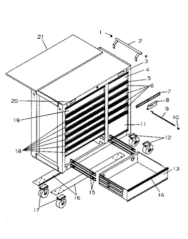 Cabinet parts