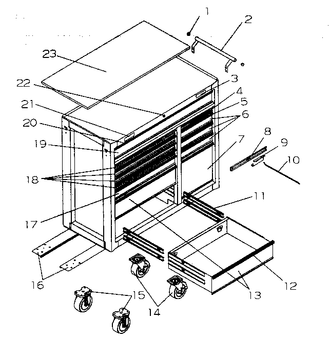 Cabinet parts