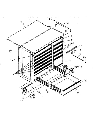 Cabinet parts