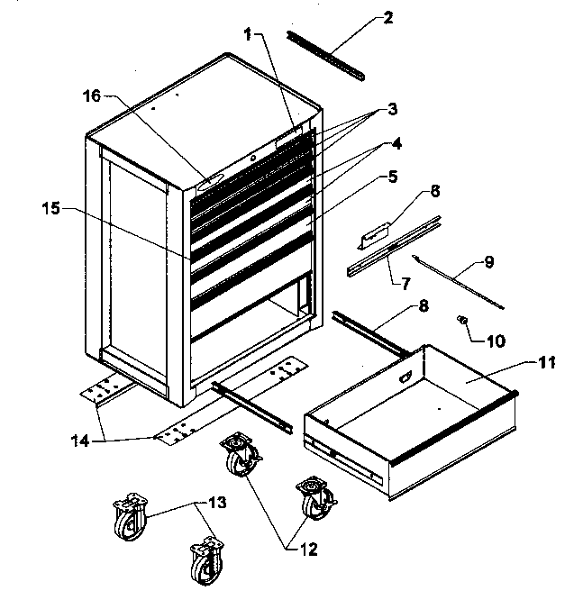 Cabinet parts