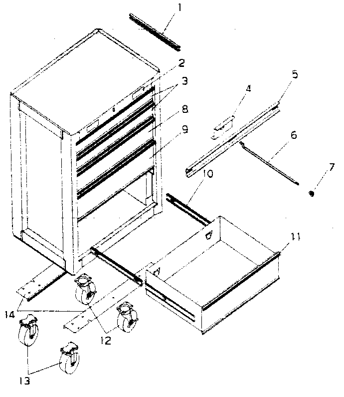 Cabinet parts
