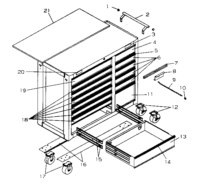 Cabinet parts