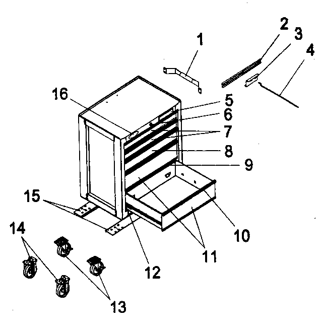 CABINET PARTS