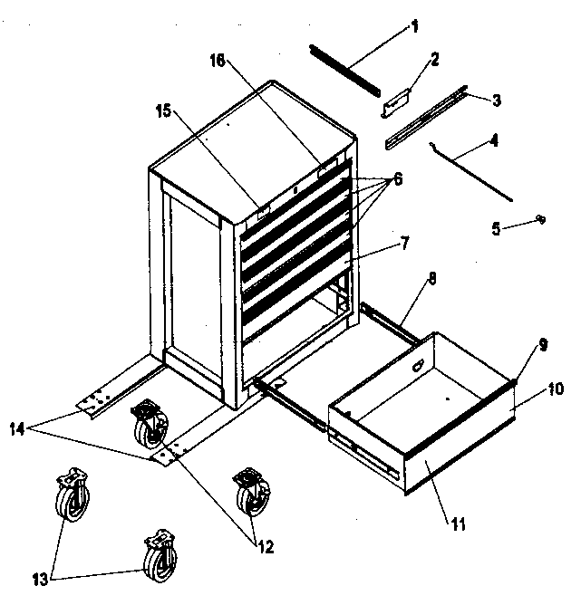 Cabinet parts