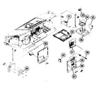 Sony KDF-46E2000 cabinet parts 2 diagram