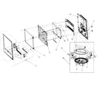 Samsung MH15NS cabinet parts diagram