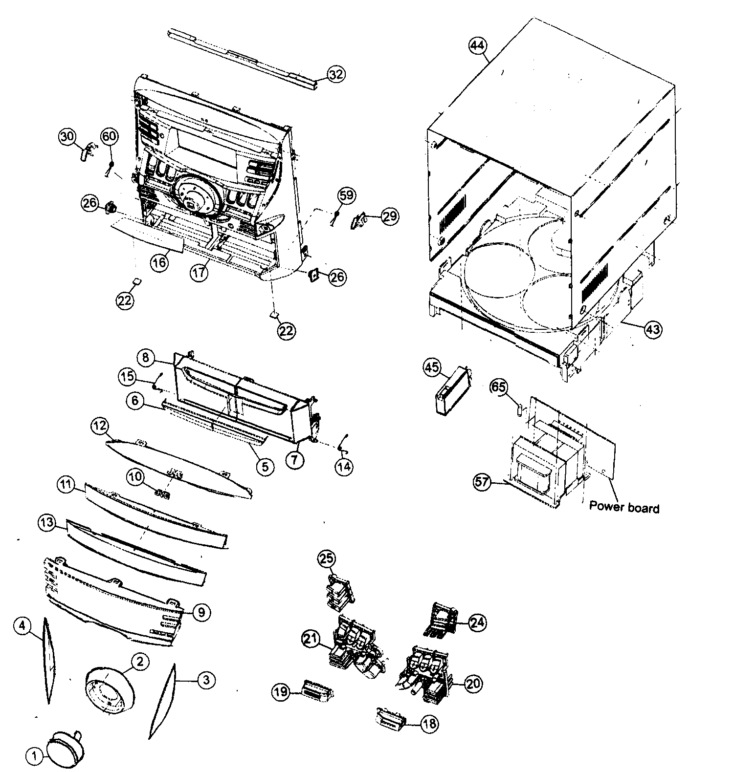Cabinet parts