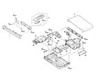 Sony RDR-GX330 cabinet parts diagram