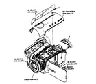 Sony HDR-HC3 cabinet parts 1 diagram