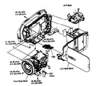 Sony HDR-HC3 cabinet parts 2 diagram