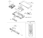 Samsung DVD-HD960 cabinet parts 1 diagram