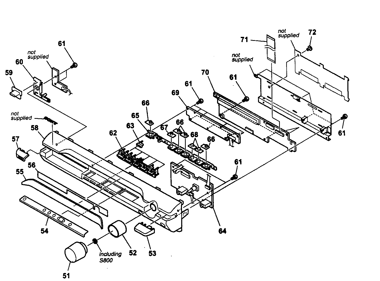 Front panel assy