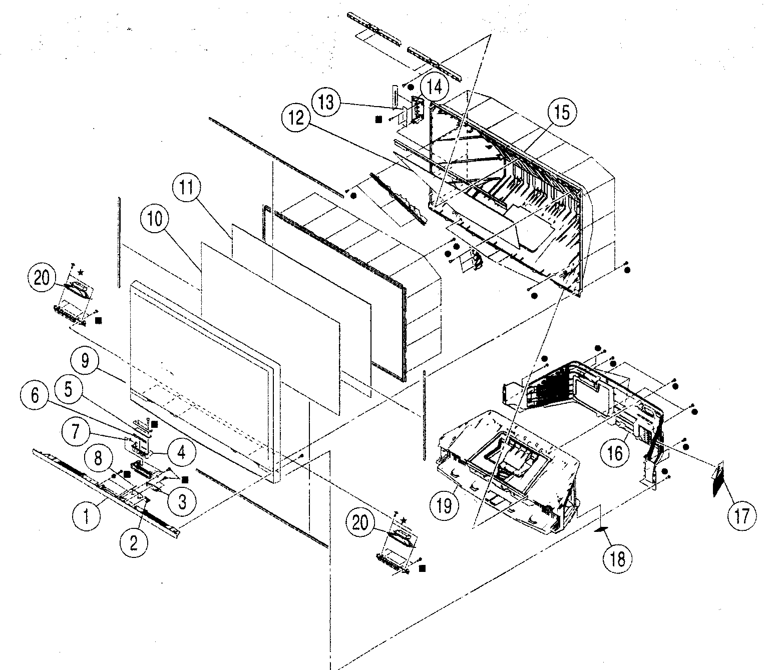 Cabinet parts