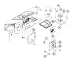 Sony KDF-42E2000 chassis assy diagram
