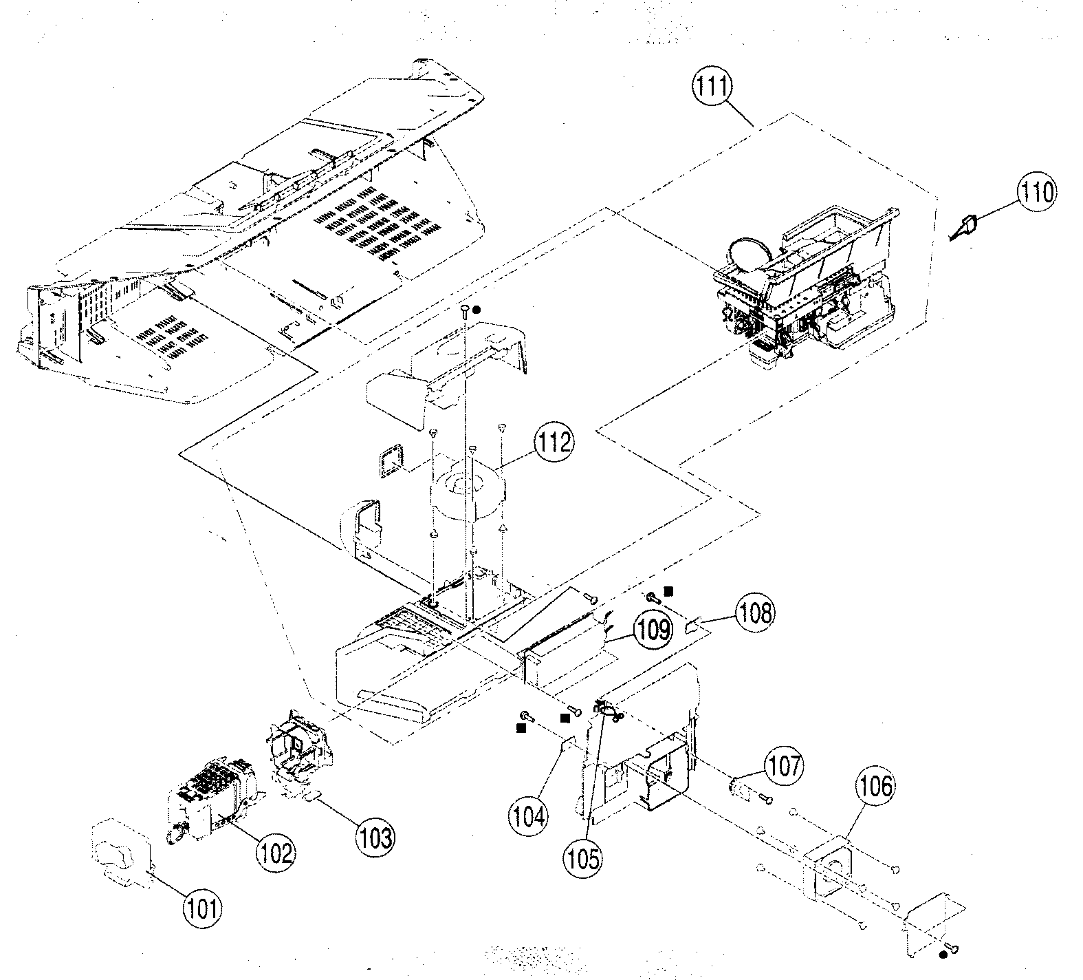 Optic block/lamp assy