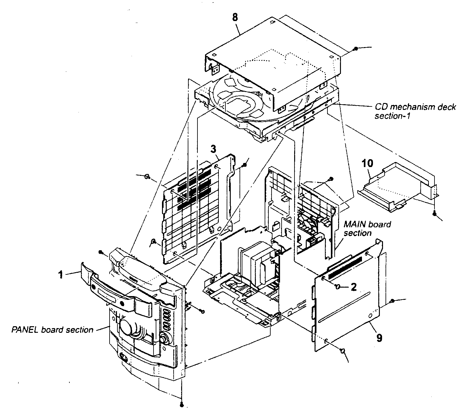 Case assy