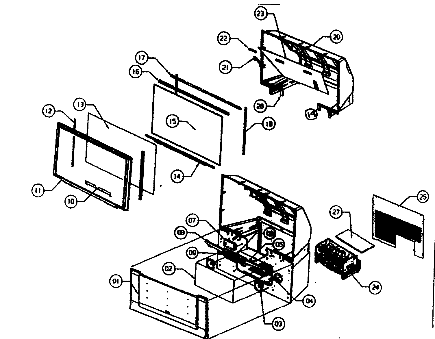 Cabinet parts 1