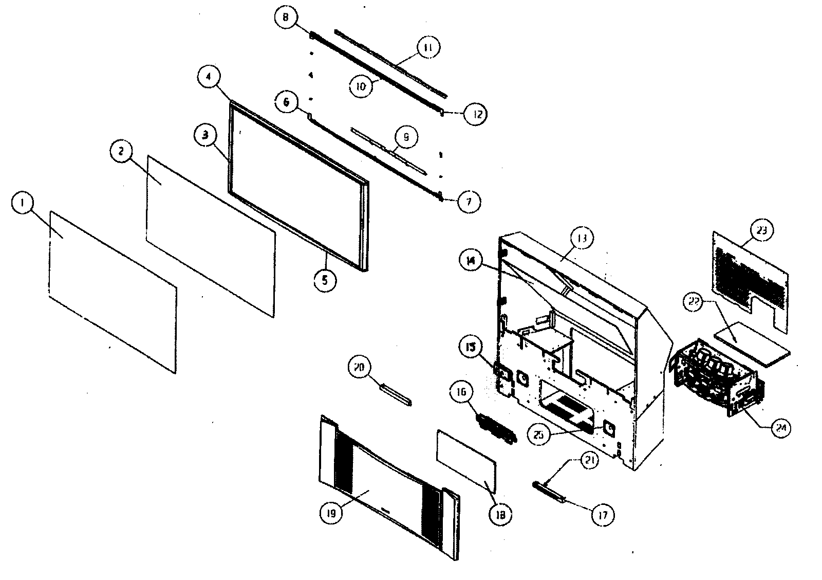 Cabinet parts 1