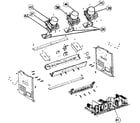 Hitachi 65F710S cabinet parts 2 diagram