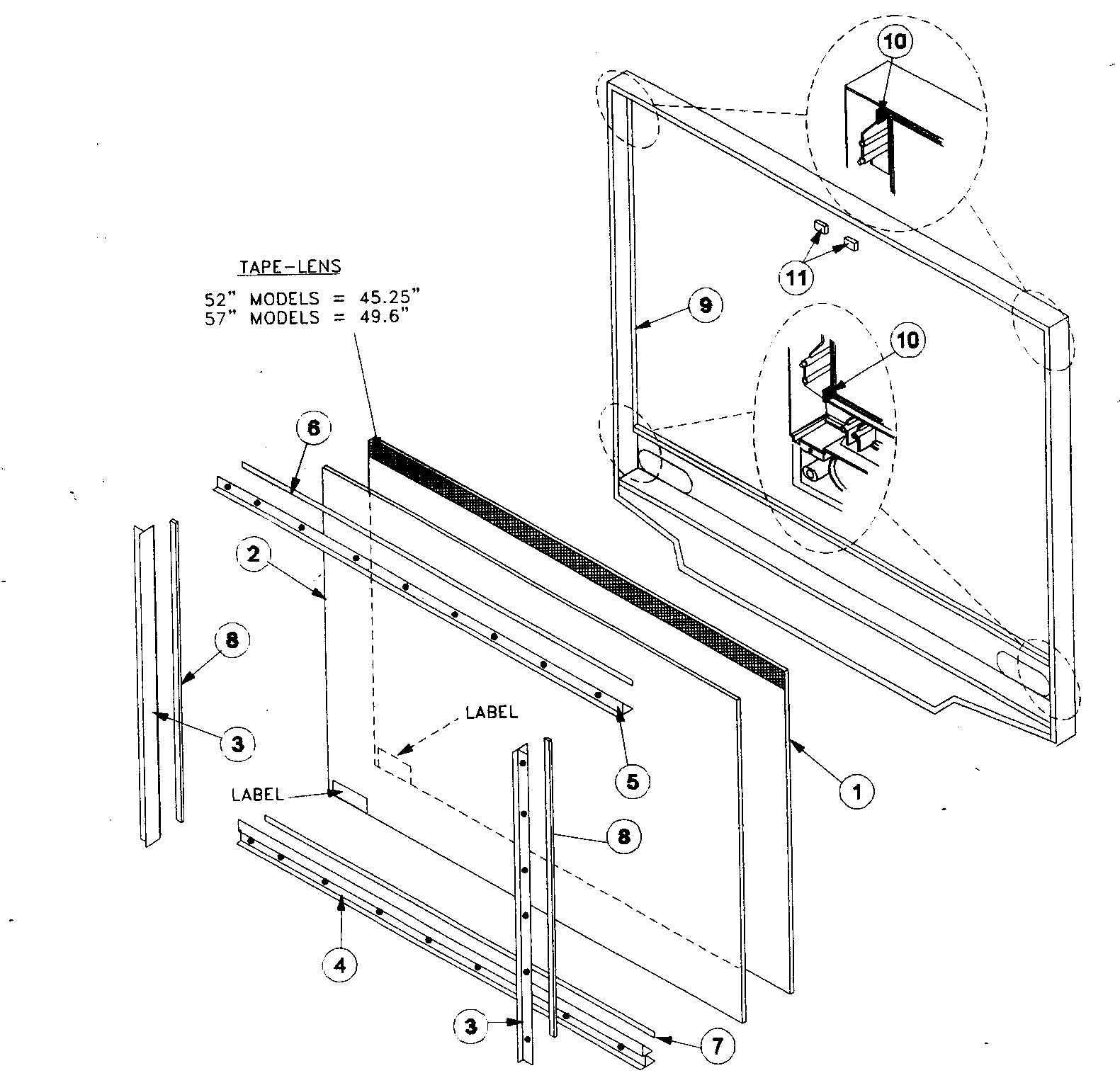 Cabinet parts