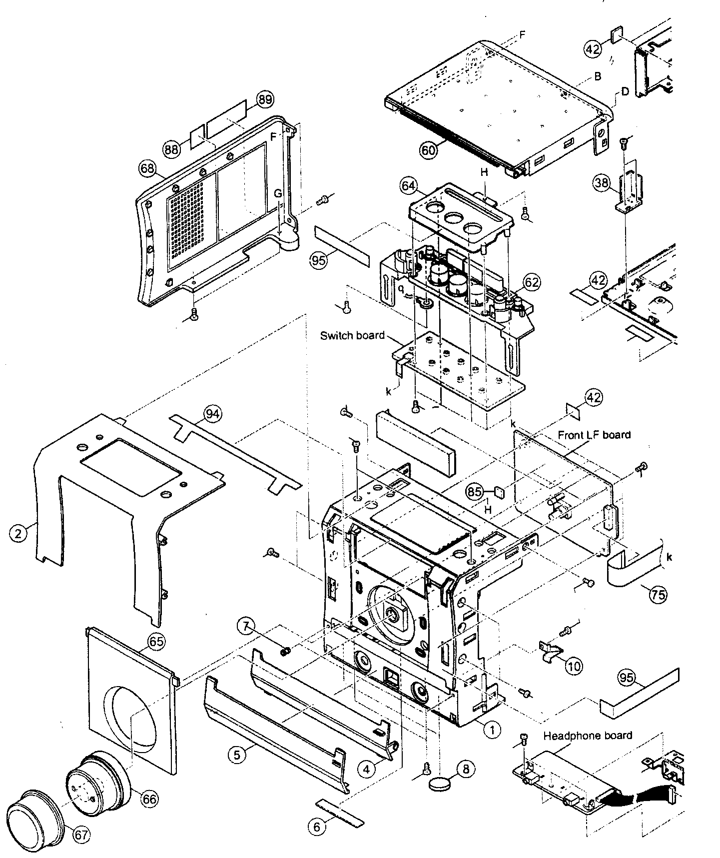 Cabinet parts 1