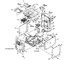 Sony HCD-GSX100W cabinet parts diagram