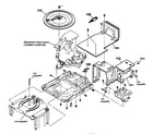 Sony MHC-GSX100W chassis assy diagram