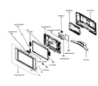 Magnavox 37MF231D/37 cabinet parts diagram