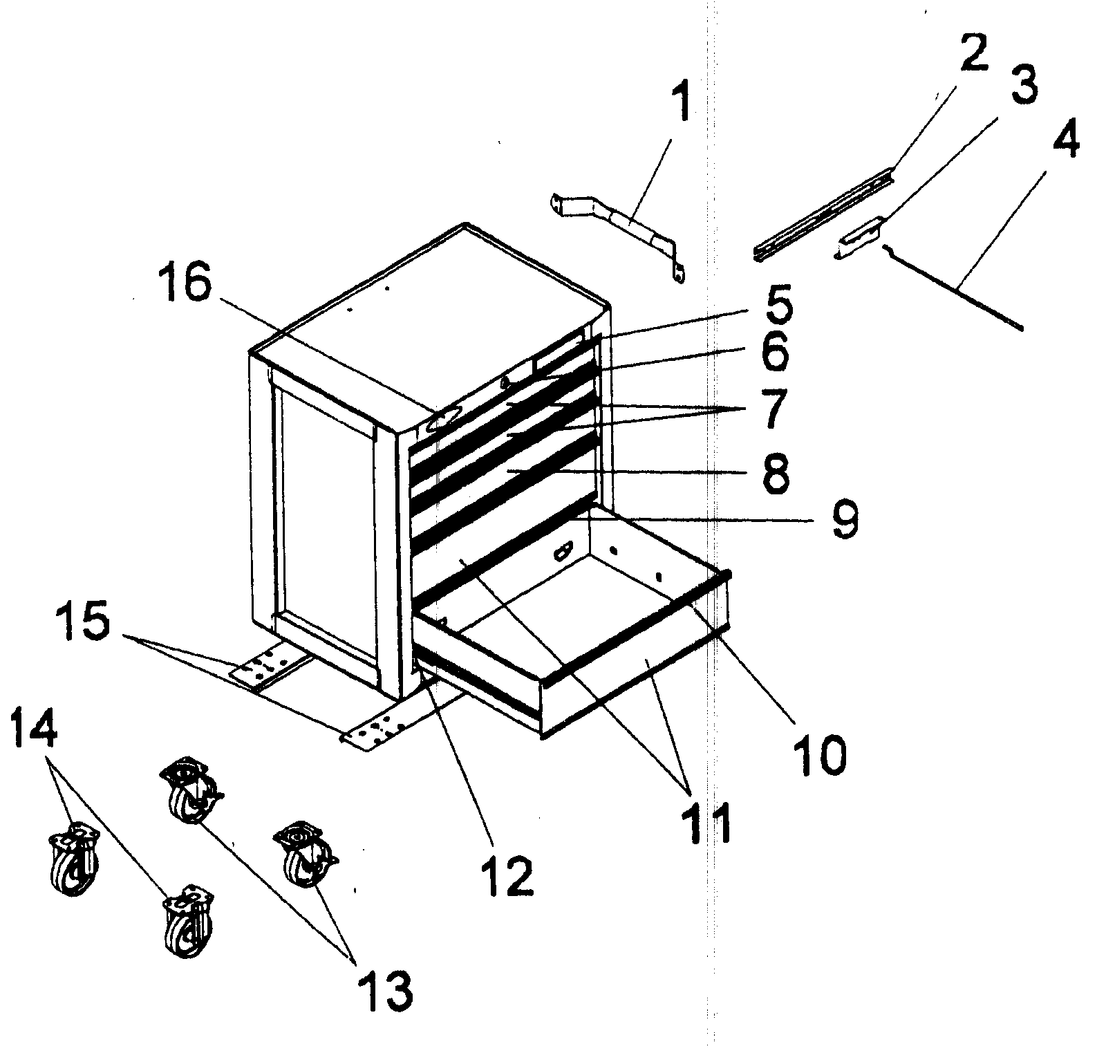 Cabinet parts