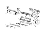 Friedrich MW12Y1F cabinet parts diagram