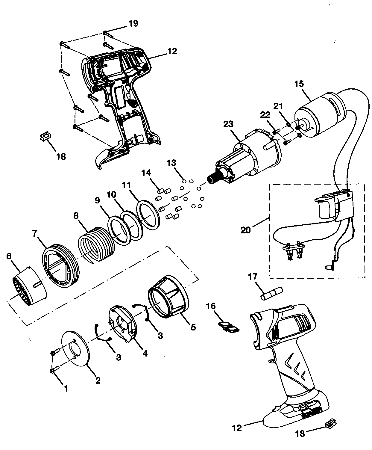 Motor assy