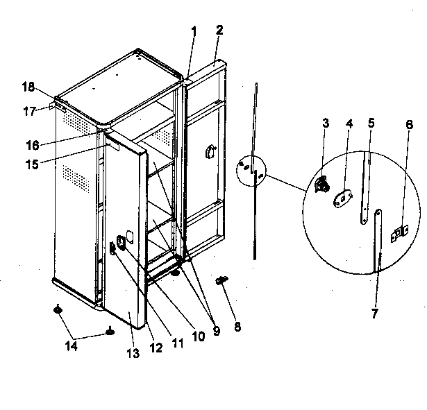 Cabinet parts