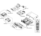 Toshiba D-VKR3SU cabinet assy diagram