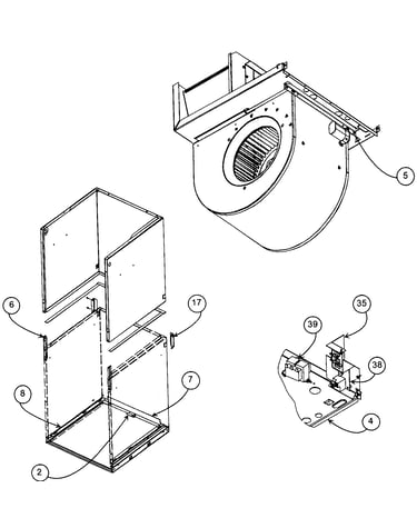 Base/blower assy