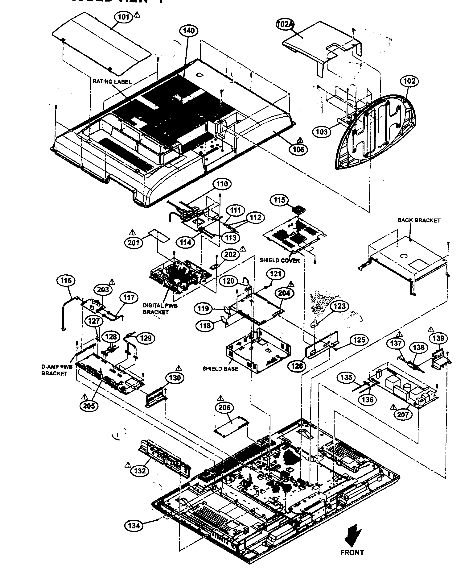 Back assy