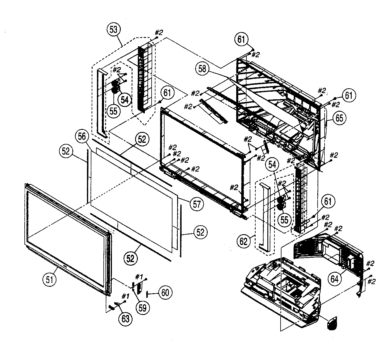 Screen assy