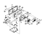 Sony KDS-R60XBR2 main chassis assy diagram