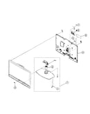 Rear cabinet/stand assy