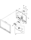 Rear cabinet/stand assy