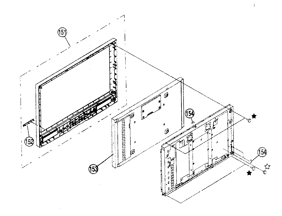 Lcd panel assy