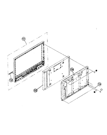 Lcd panel assy