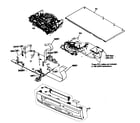 Sylvania DVC841G cabinet parts diagram