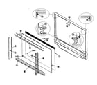 Mitsubishi WD-57732 screen assy diagram