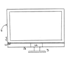 Mitsubishi LT-46231 cabinet assy diagram