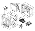 Panasonic PV-DR2714 cabinet parts diagram